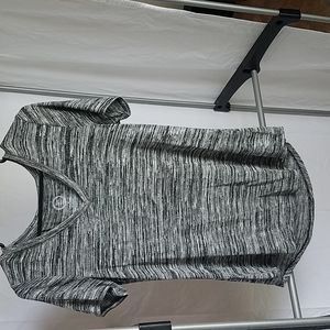 Maurice 24/7 dress shirt, black and grey